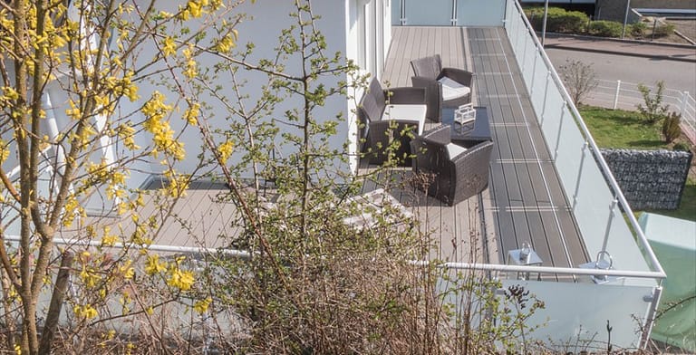 Dachterrasse Ferienwohnung Seeblick